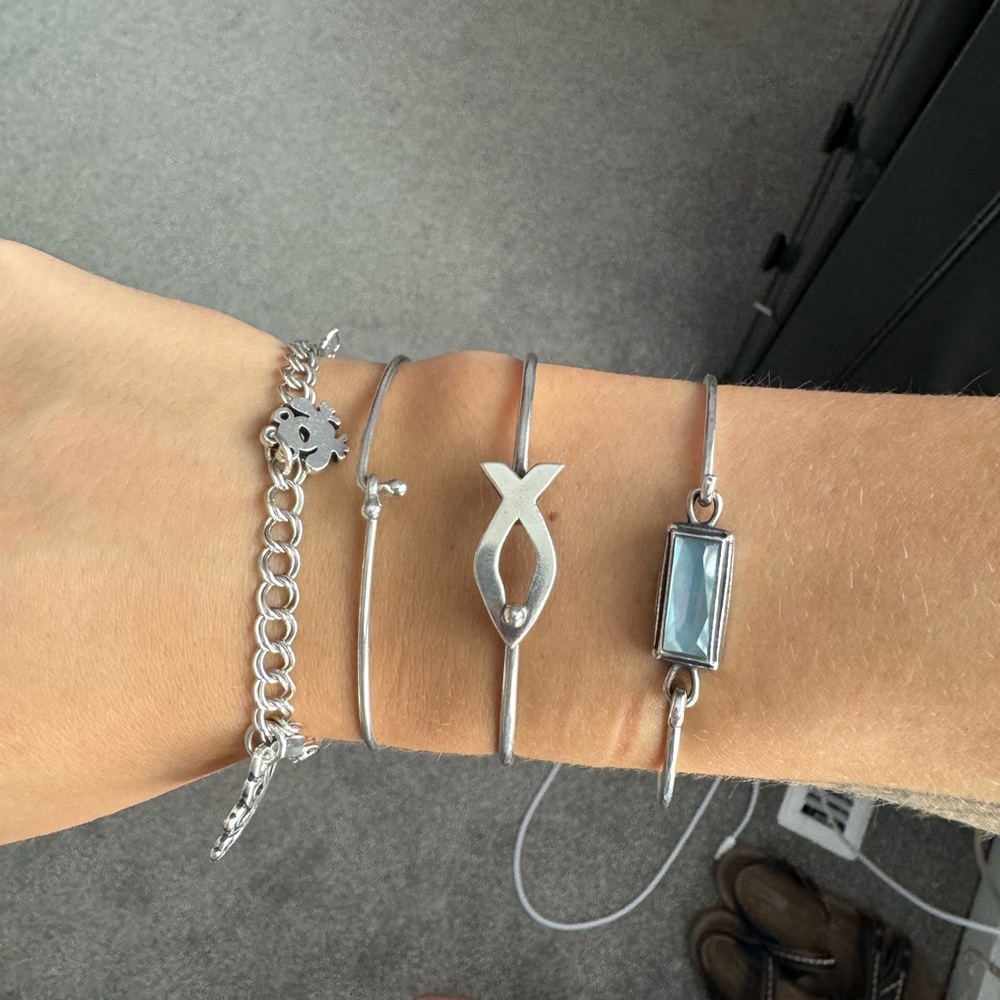 James Avery Ichthus Hook On Bracelet